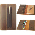 Leather Field Notes Cover – Vintage Pocket Journal Sleeve