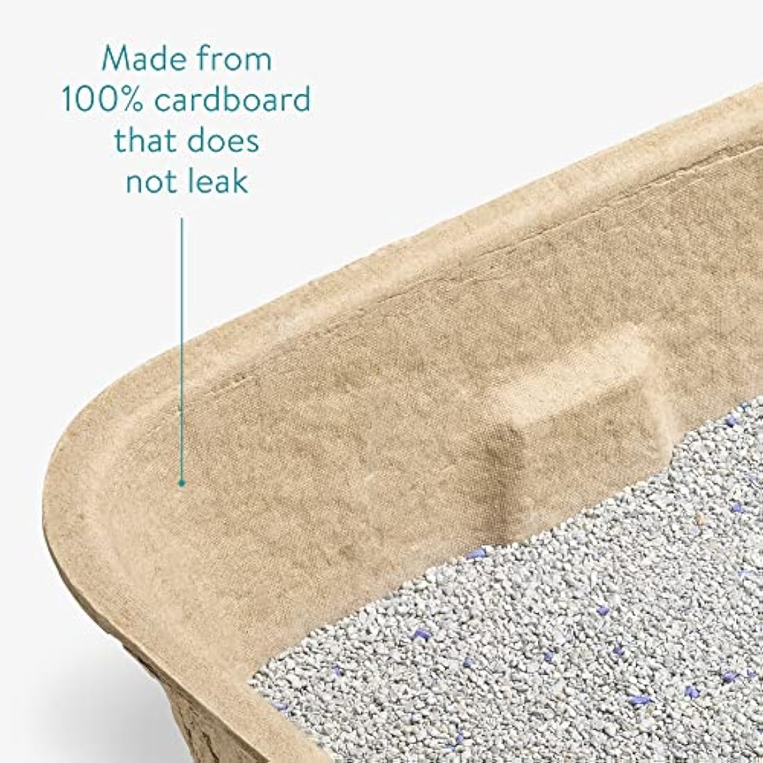 Navaris Disposable Cat Litter Trays | 10-Pack Leakproof Cardboard Liners