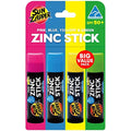 Sun Zapper Zinc Stick 4-Pack | SPF 50+ Coloured Mineral Sunscreen