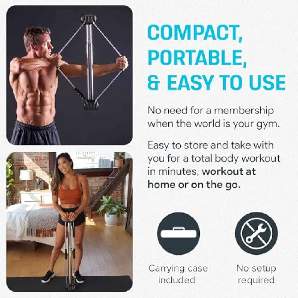 Bullworker Bow Classic 90cm Isometric Portable Home Gym Equipment