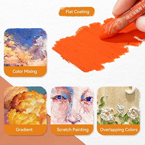 Paul Rubens Soft Oil Pastels – 60 Vibrant Colors for Artists and Drawing