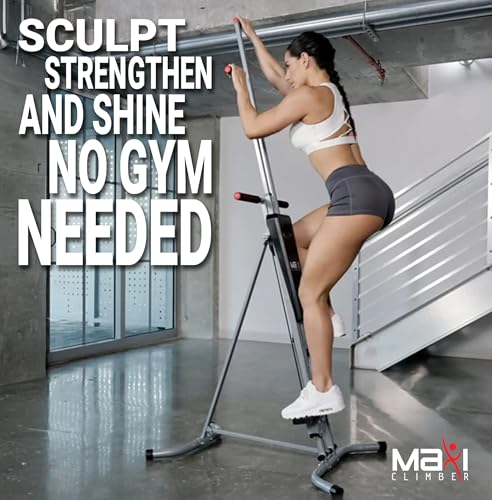 MaxiClimber Vertical Climbing Machine – Full Body Cardio Home Gym