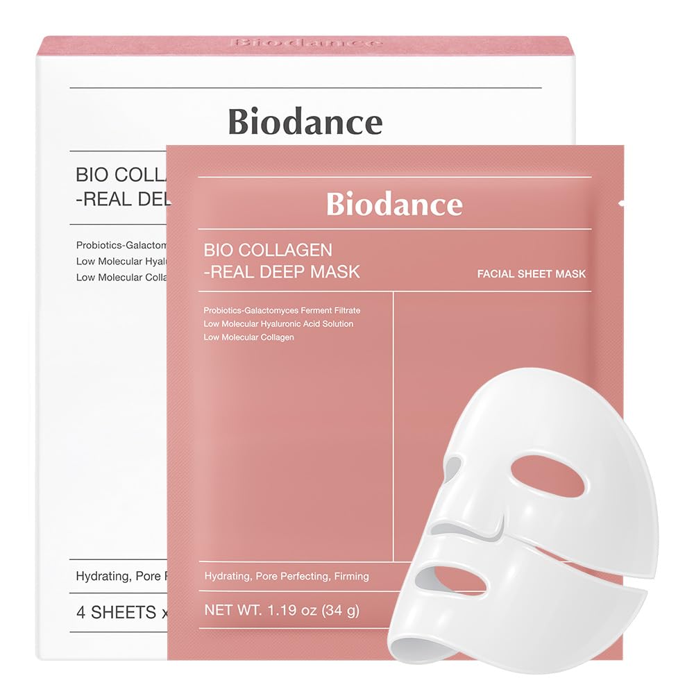 Biodance Bio-Collagen Real Deep Mask - Pore Tightening Hydrogel (4 Pack)