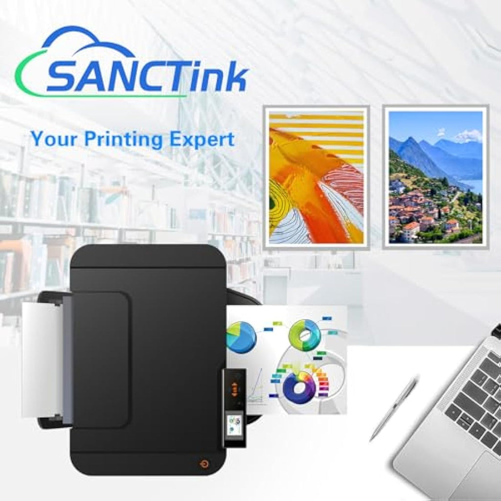 SANCTink 407XL Ink Cartridges for Epson Workforce Pro WF-4745 | 5-Pack