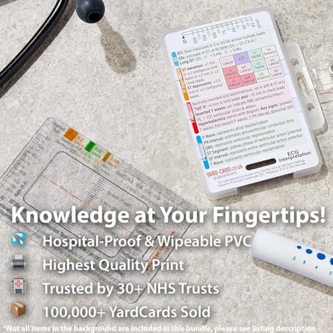 Medical Reference Card Set - ECG, NEWS2 & Blood Ranges