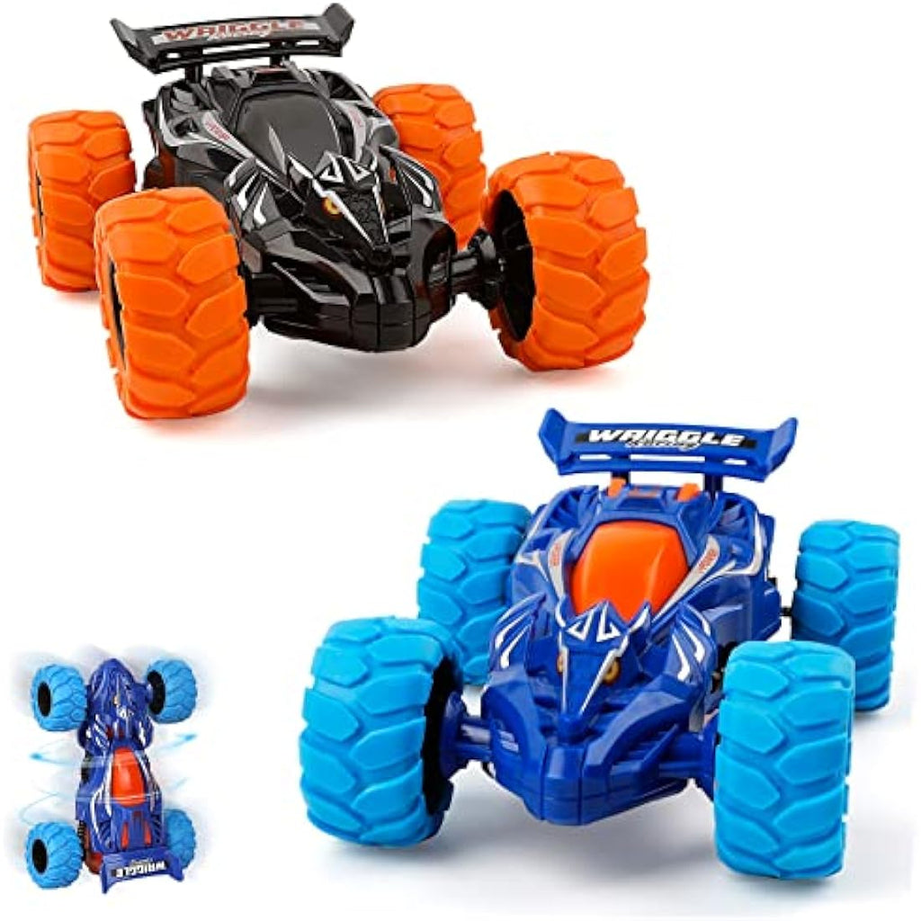 m zimoon Monster Truck Toys – 2 Pack Friction Powered Stunt Dragon Cars
