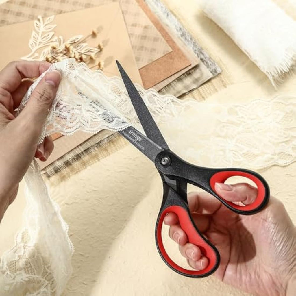 LIVINGO Titanium Scissors Set | 3-Piece Heavy Duty Non-Stick Shears