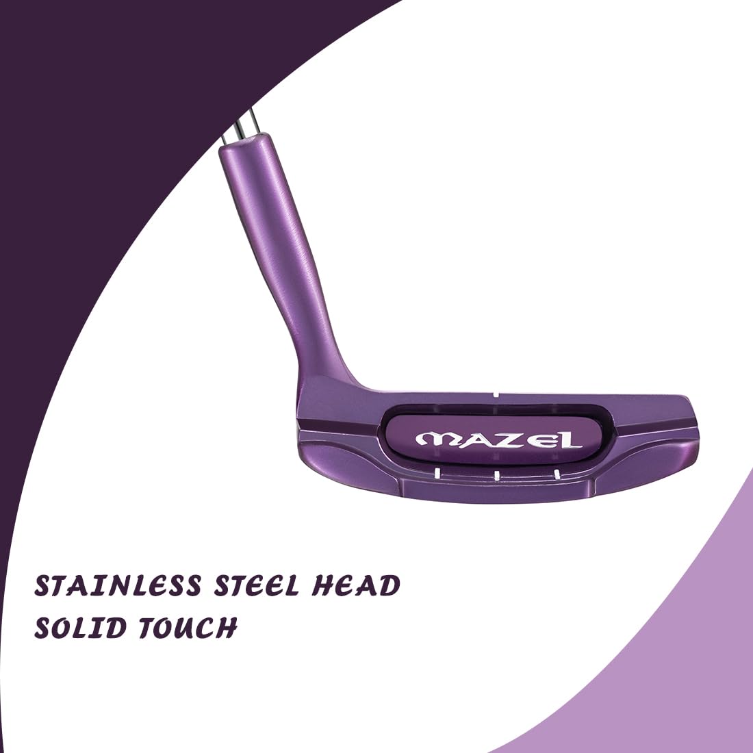 MAZEL Golf Chipper Club for Men & Women | 45 Degree Right Hand - Purple