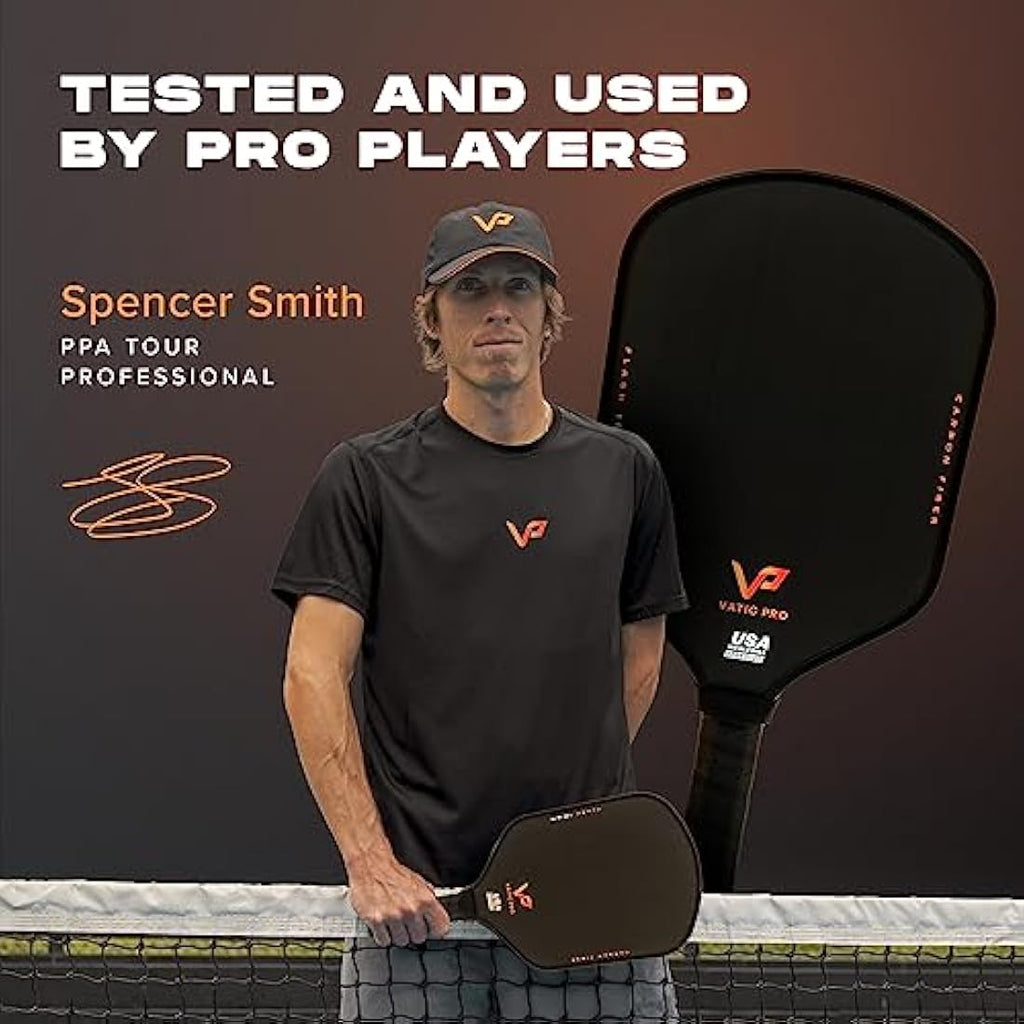 Vatic Pro Kohlefaser Pickleball Paddle – 16mm Thermogeformt USAPA