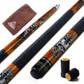 CUESOUL ROCKIN 58" 21oz Pool Cue Stick | Maple Shaft & Irish Linen Wrap