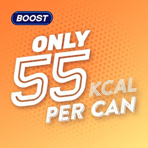 Boost Mango Energy Drink - 24 Pack Low Calorie Vegan Drinks | 250ml
