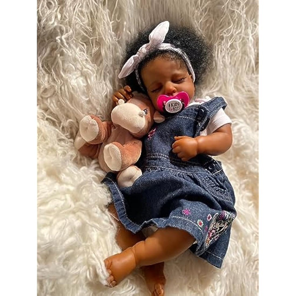 20" Reborn Baby Doll – Realistic African American Girl