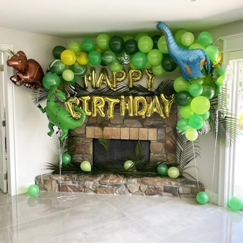 Jolof Store Dinosaur Birthday Party Decorations - 214 Pcs Balloon Arch Kit