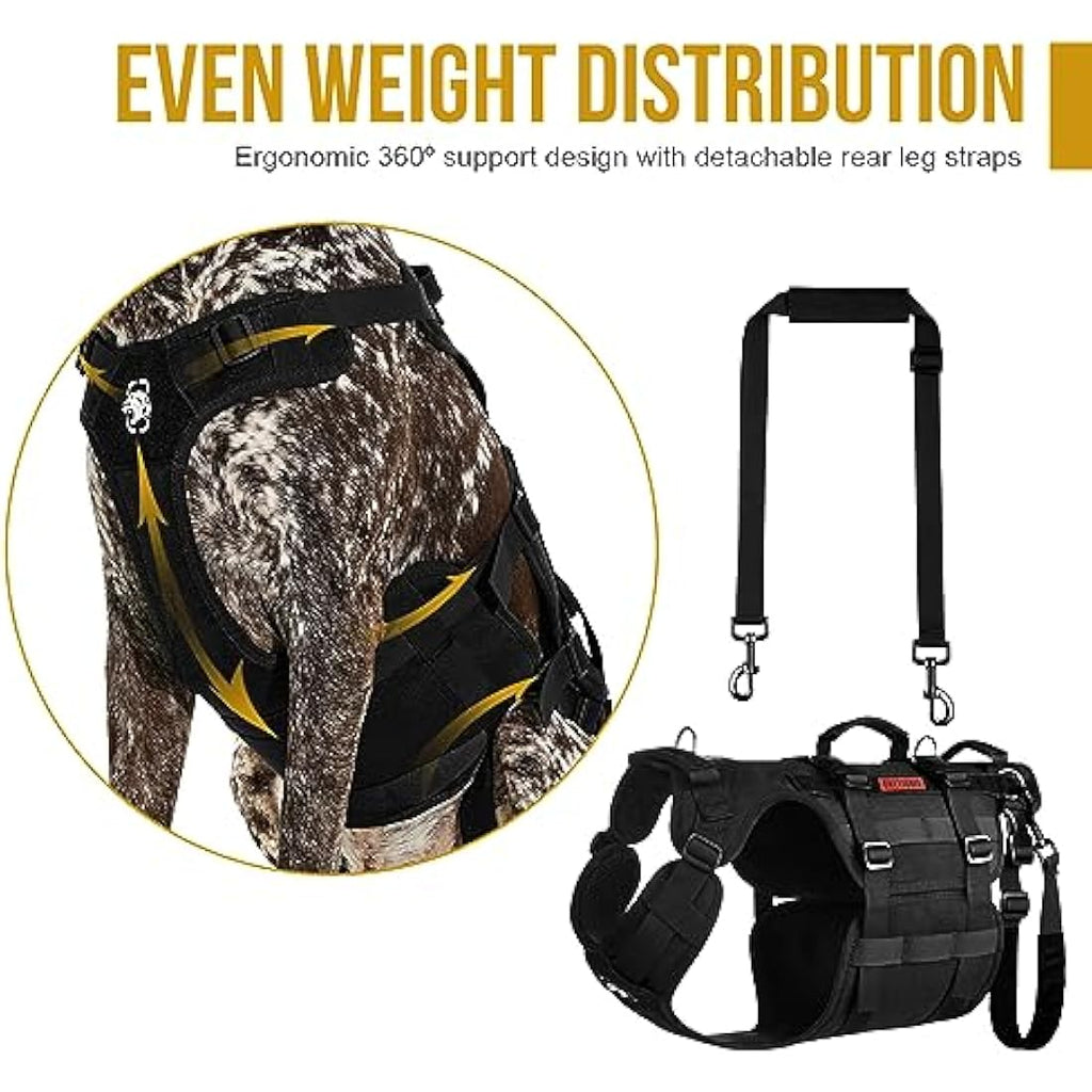 OneTigris Dog Lift Harness | Large Dog Support Sling & Mobility Vest - XL