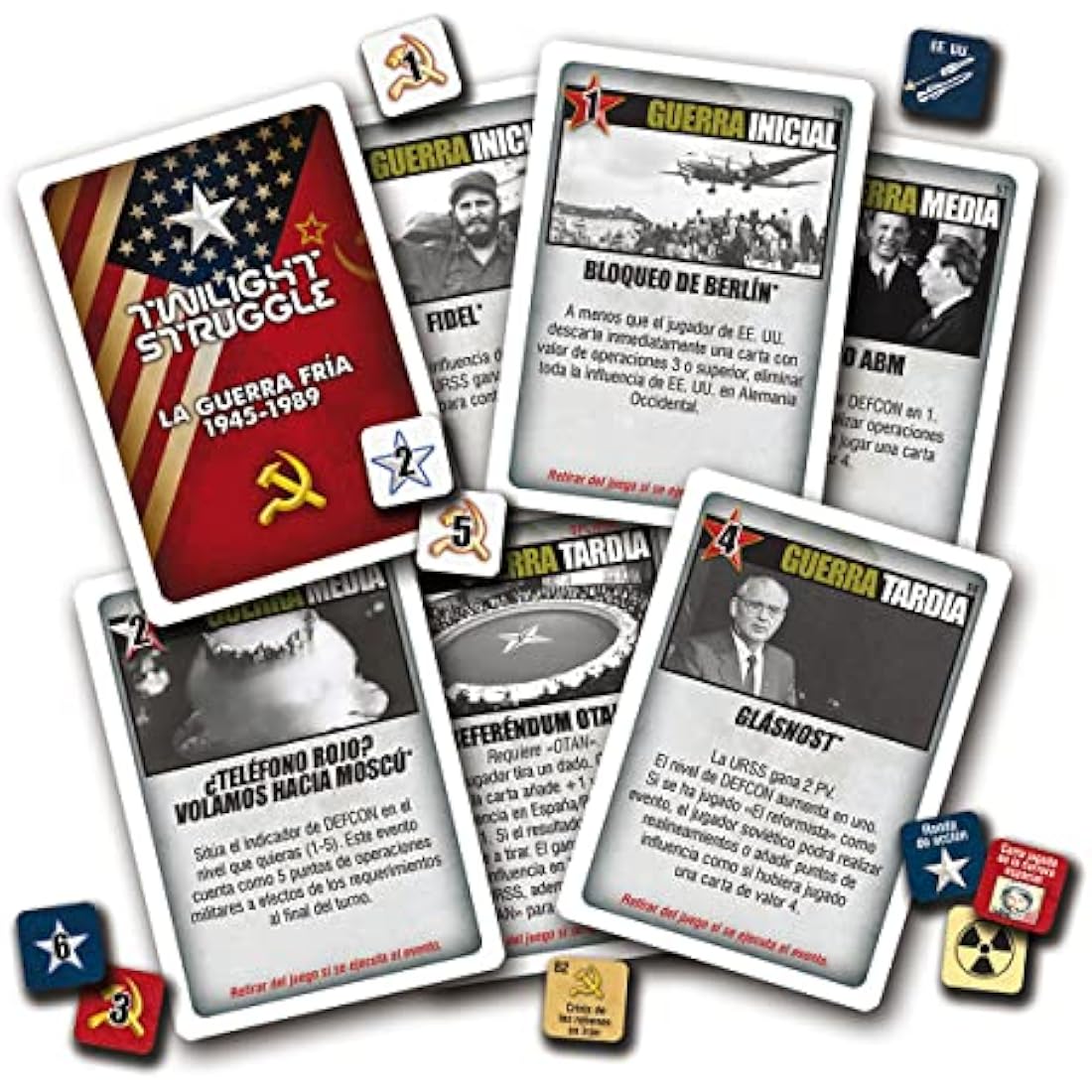 Twilight Struggle: Devir Strategic Board Game - Two-Player Strategy