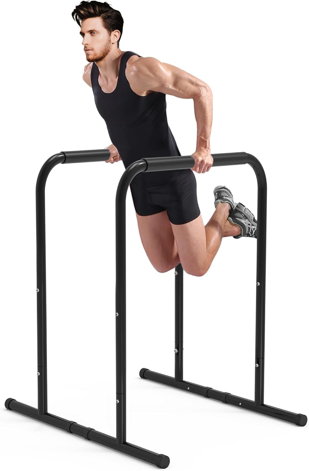 Leikefitness Pull Up Dip Station - Heavy Duty Steel Home Gym (AB1102)