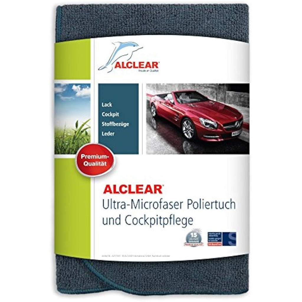 ALCLEAR Ultra Microfibre Polishing Cloth | Car & Cockpit Care, 40x40cm