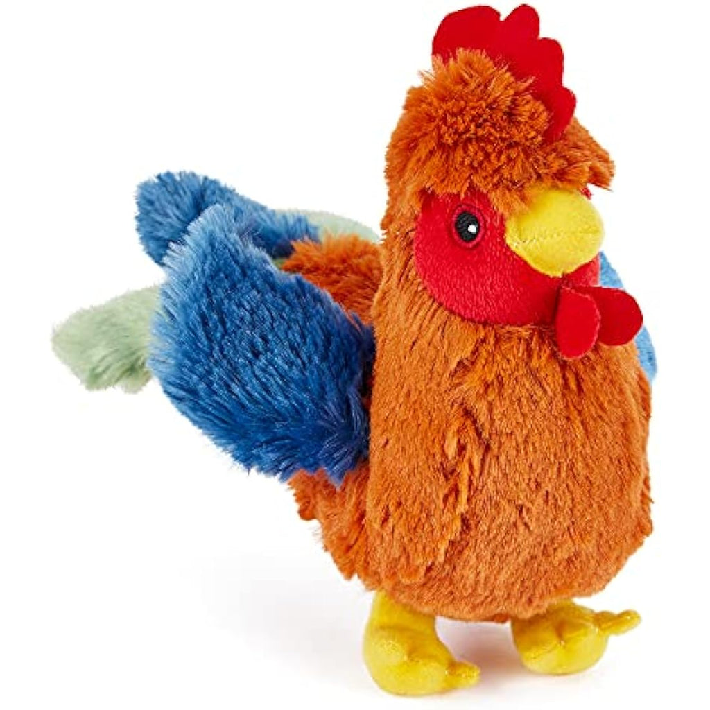 Jolof Store Cockerel Plush Toy – Soft Farm Animal Stuffed Bird (15cm)
