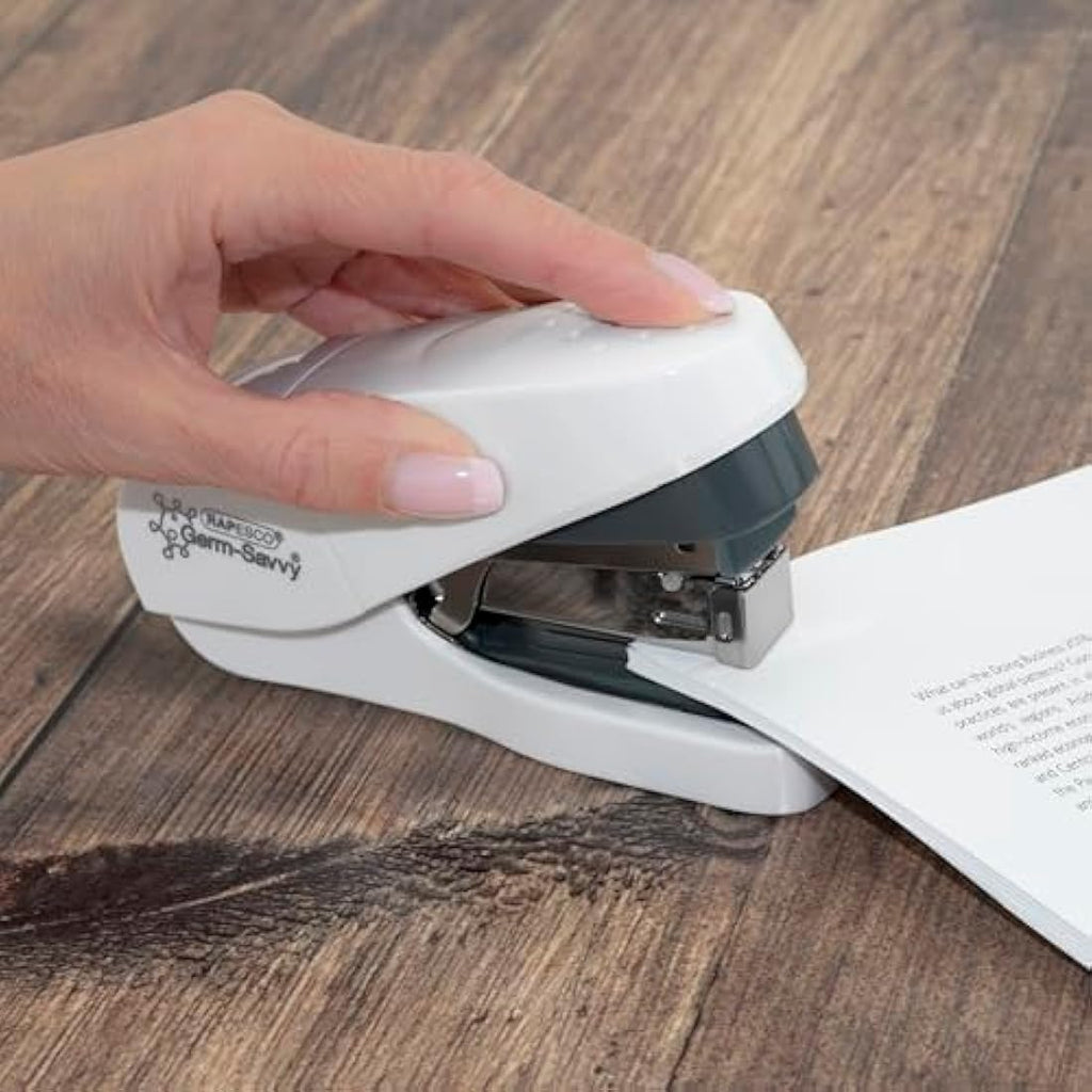 Rapesco ECO Flat Clinch Stapler – 35 Sheet Capacity – White