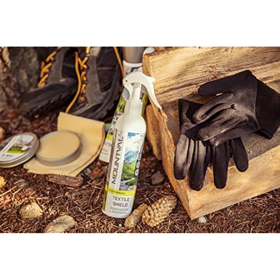 Mountval Textile Shield Waterproofing Spray for GORE-TEX Gear, 300ml 2-Pack