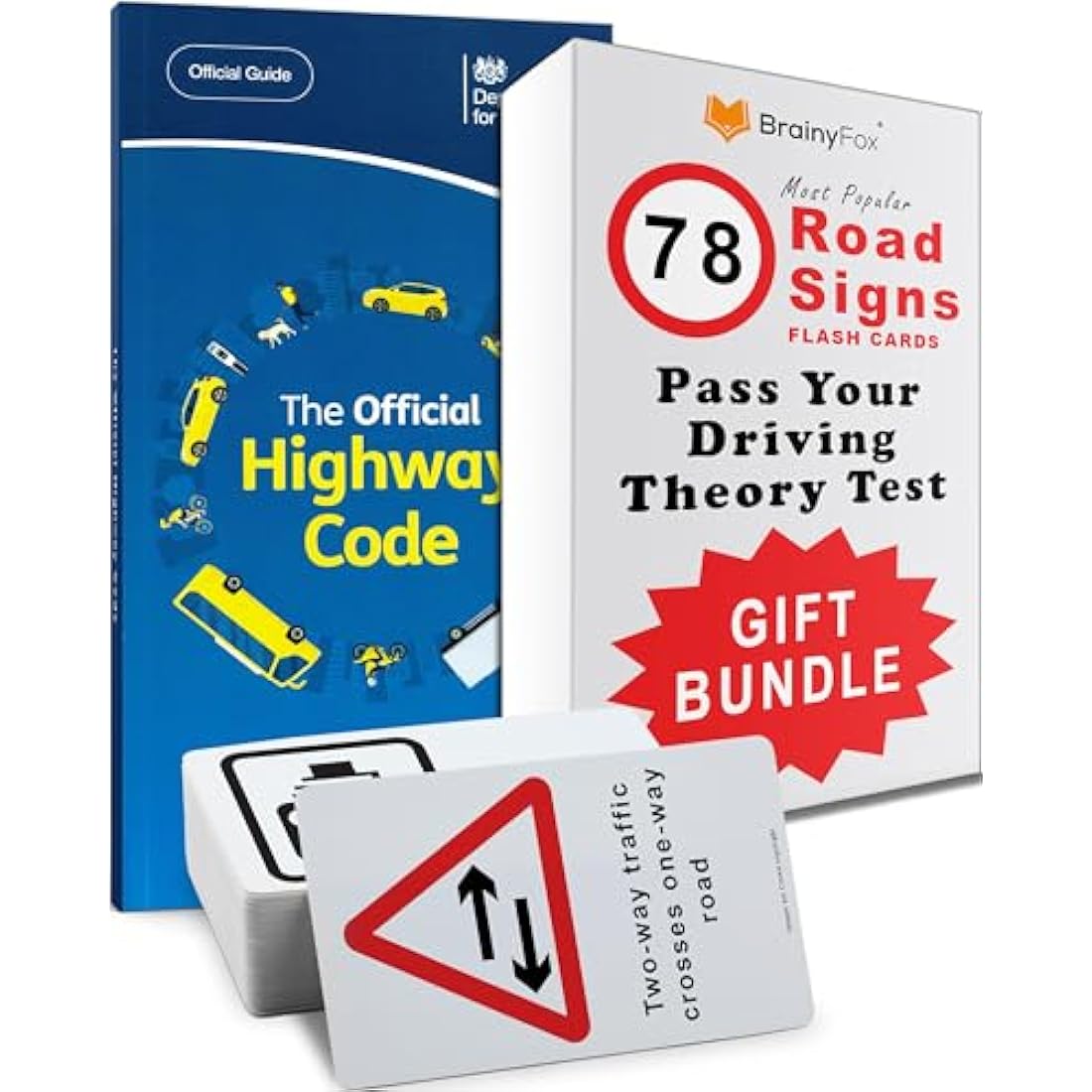 Jolof Store UK Driving Theory Test Kit: Highway Code & 78 Flash Cards
