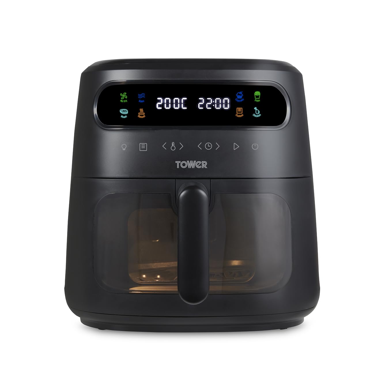 Tower T17123 Vortx Vizion 7.5L Air Fryer with Digital Display - Black