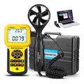 LYCEBELL LC-856A Pro Anemometer – HVAC CFM Meter with Telescopic Sensor