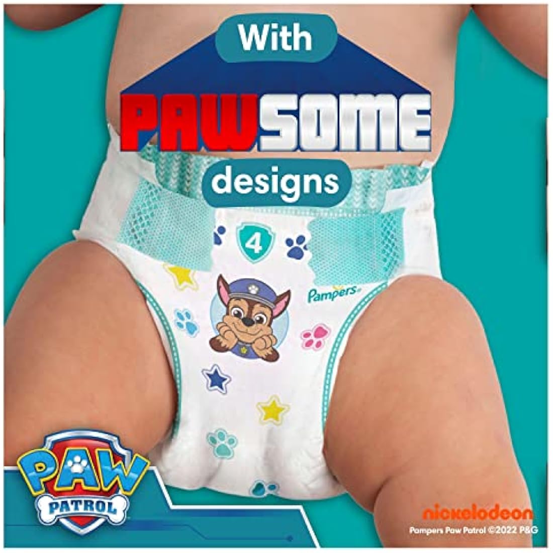 Pampers Baby-Dry Nappies Size 5 | Paw Patrol Edition – 186 Count