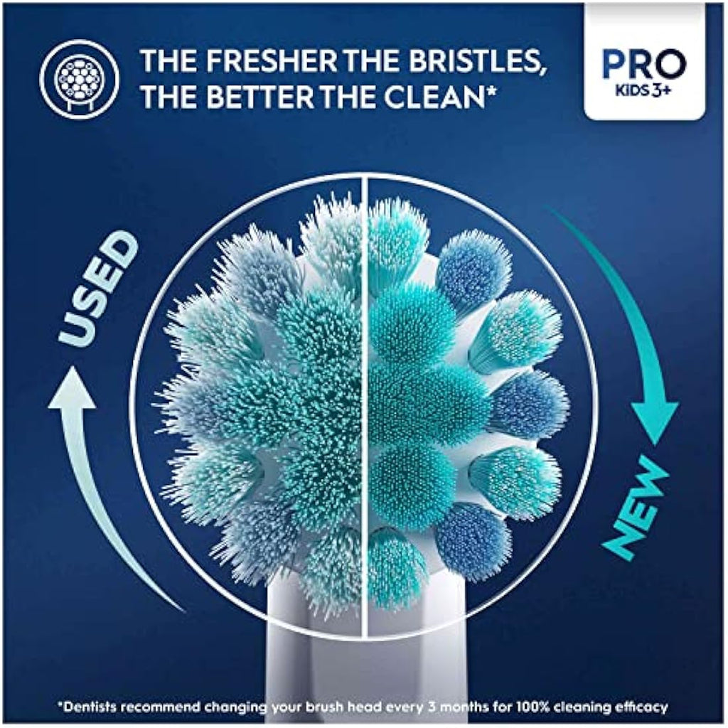 Oral-B Pro Kids Electric Toothbrush Heads | Spiderman Soft – 8 Pack
