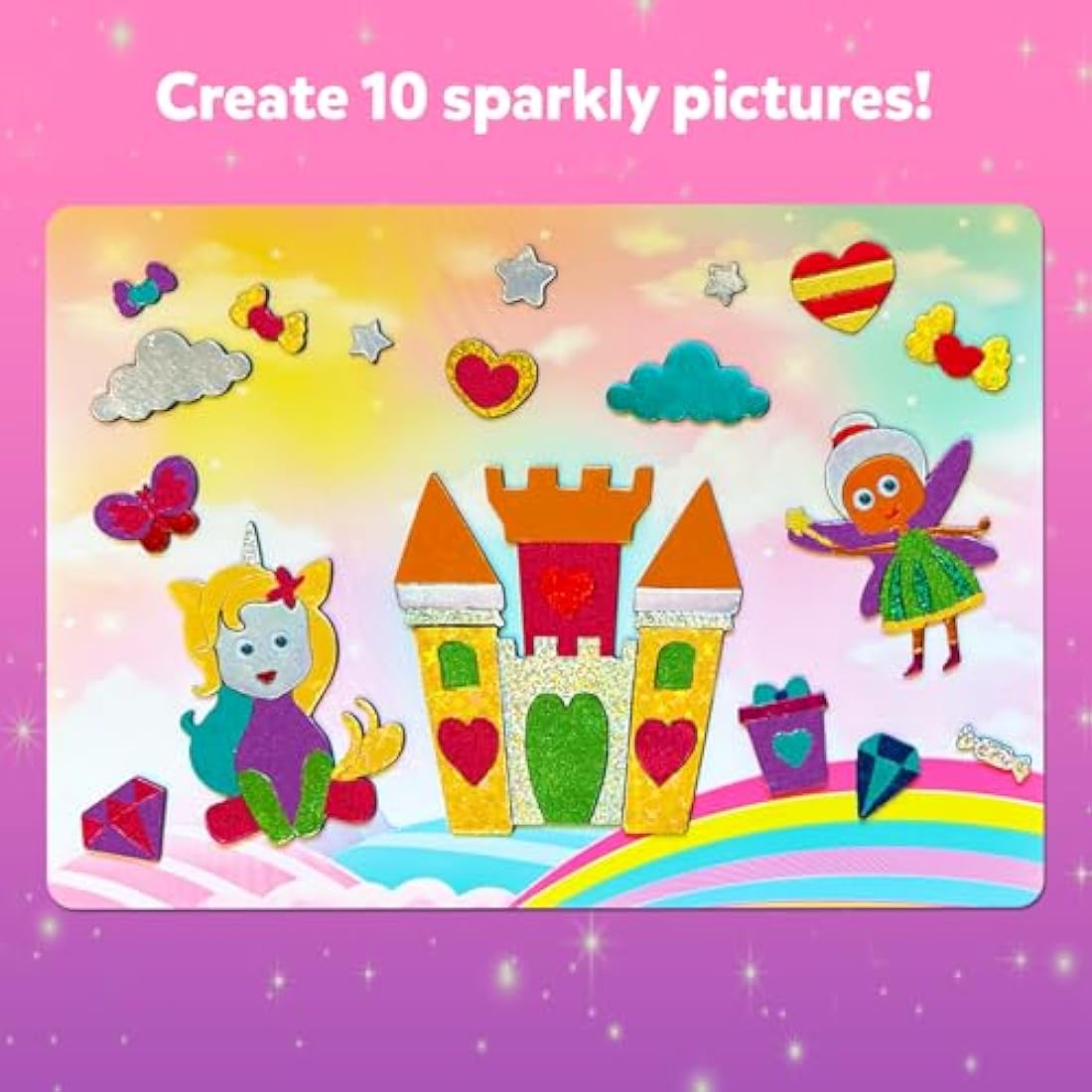 Skillmatics Foil Fun – Unicorns & Princesses Mess-Free Art Kit for Kids