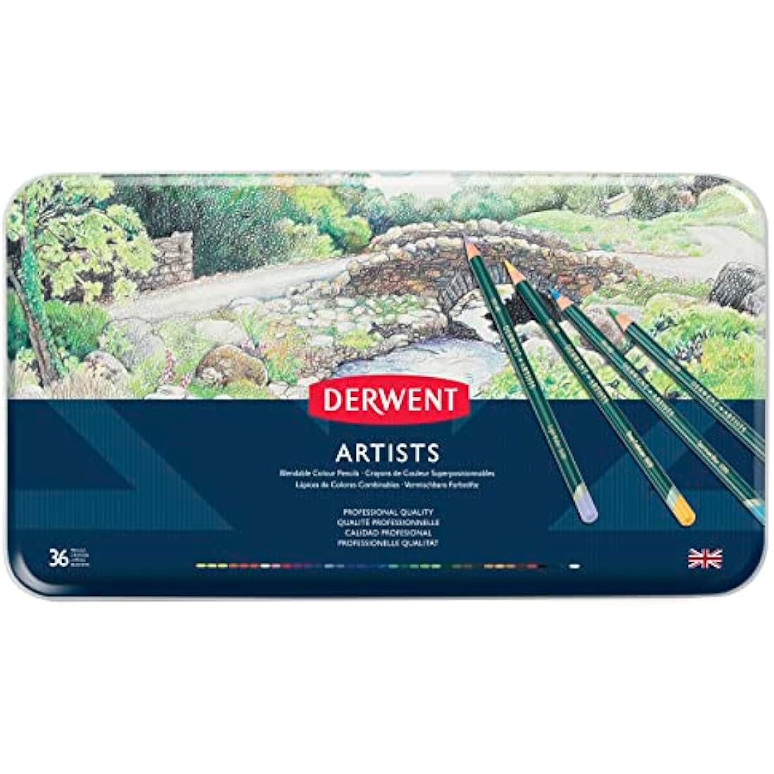 Derwent Artists Colouring Pencils | Professional Set of 36