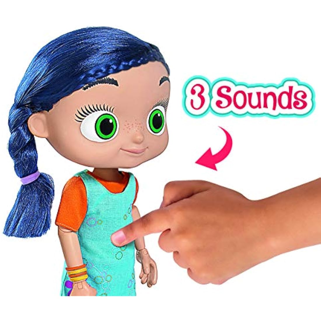 Wissper Interactive Musical Doll by Simba – 34cm Feature Toy with Pan Flute