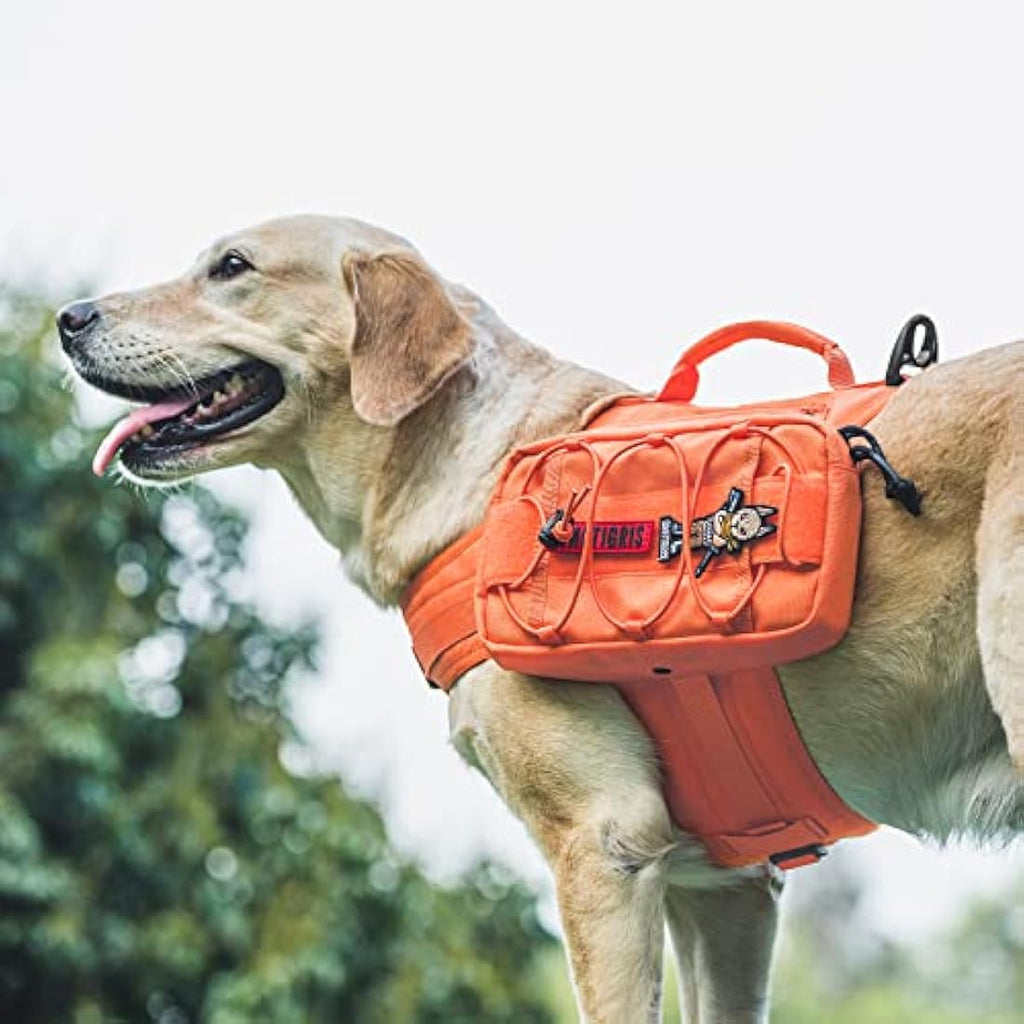 OneTigris Mammoth Dog Backpack 2.0 - Durable 1000D Nylon Hiking Pack