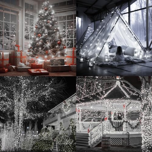JXLEDAYY 1000 LED Outdoor String Lights | 403ft Waterproof Fairy Lights