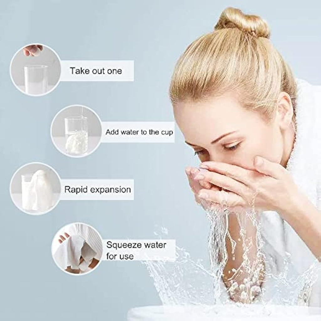 GLOYY Compressed Towels – 500 Count Biodegradable Mini Coin Tissues