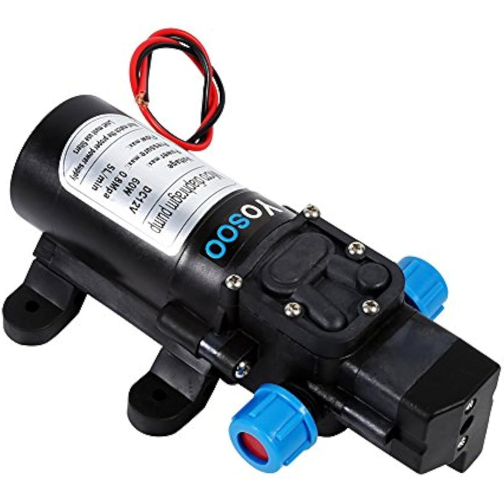 12V 60W Diaphragm Water Pump - High Pressure 115PSI