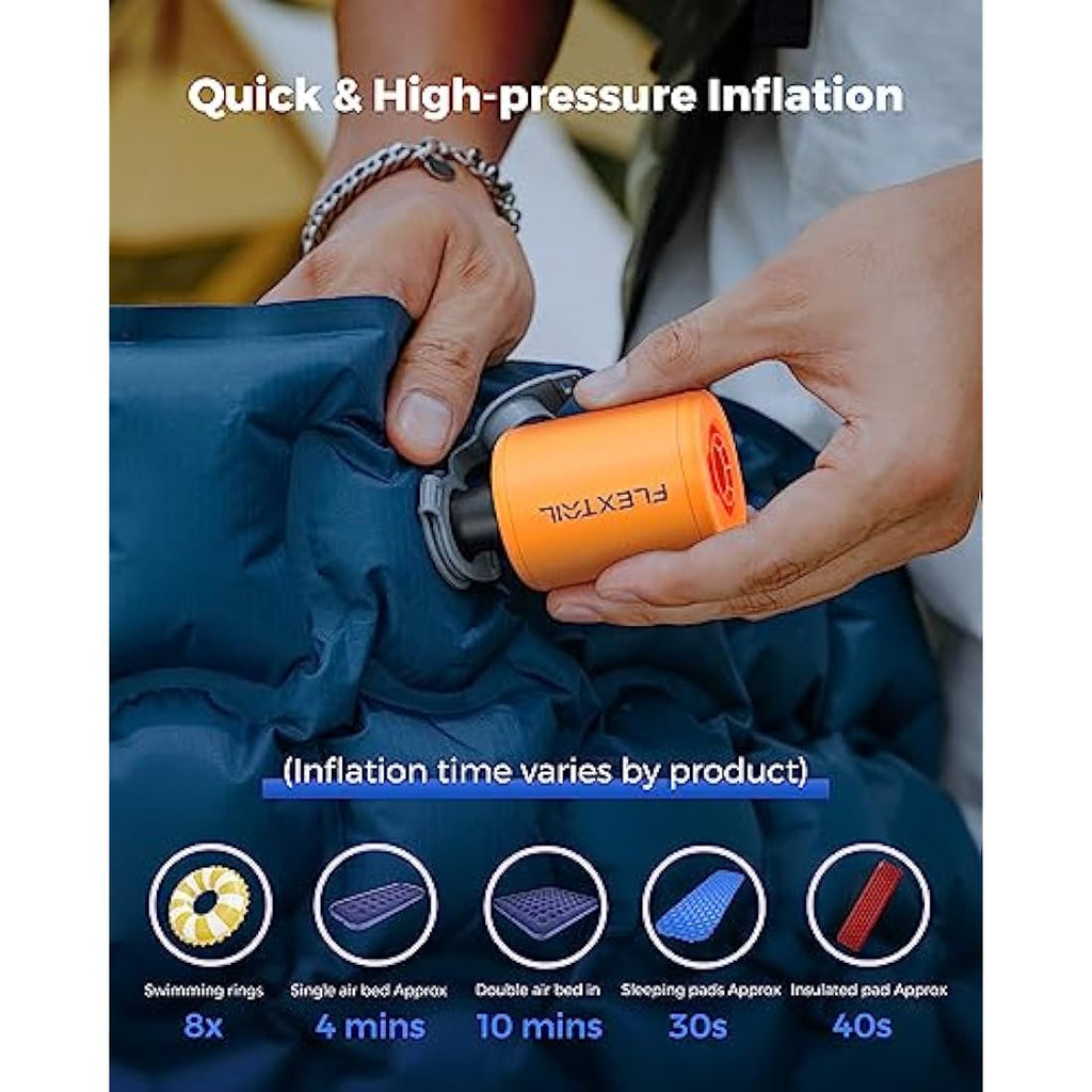 FLEXTAILGEAR Tiny Pump 2 – Portable Electric Air Pump with 800mAh Battery