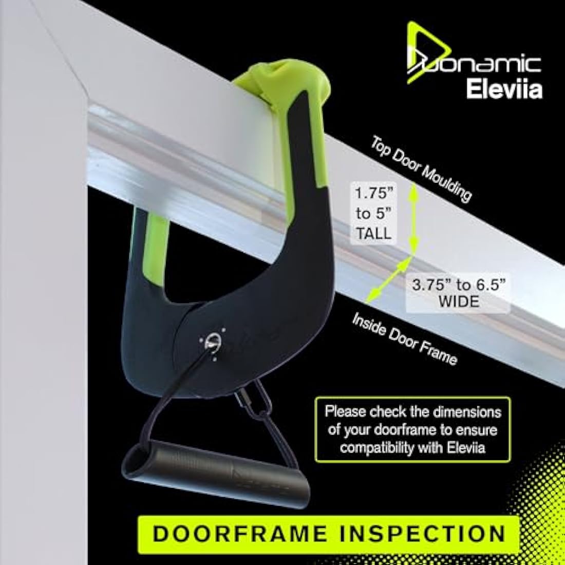 Duonamic Eleviia Portable Pull Up Handles – Doorway Calisthenics Bar