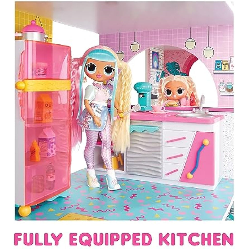 L.O.L. Surprise OMG Fashion House – Real Wood Dollhouse with 85+ Surprises