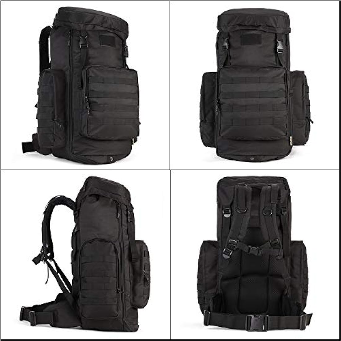 YUHAN 85L Tactical Hiking Backpack | Large MOLLE Oxford Rucksack