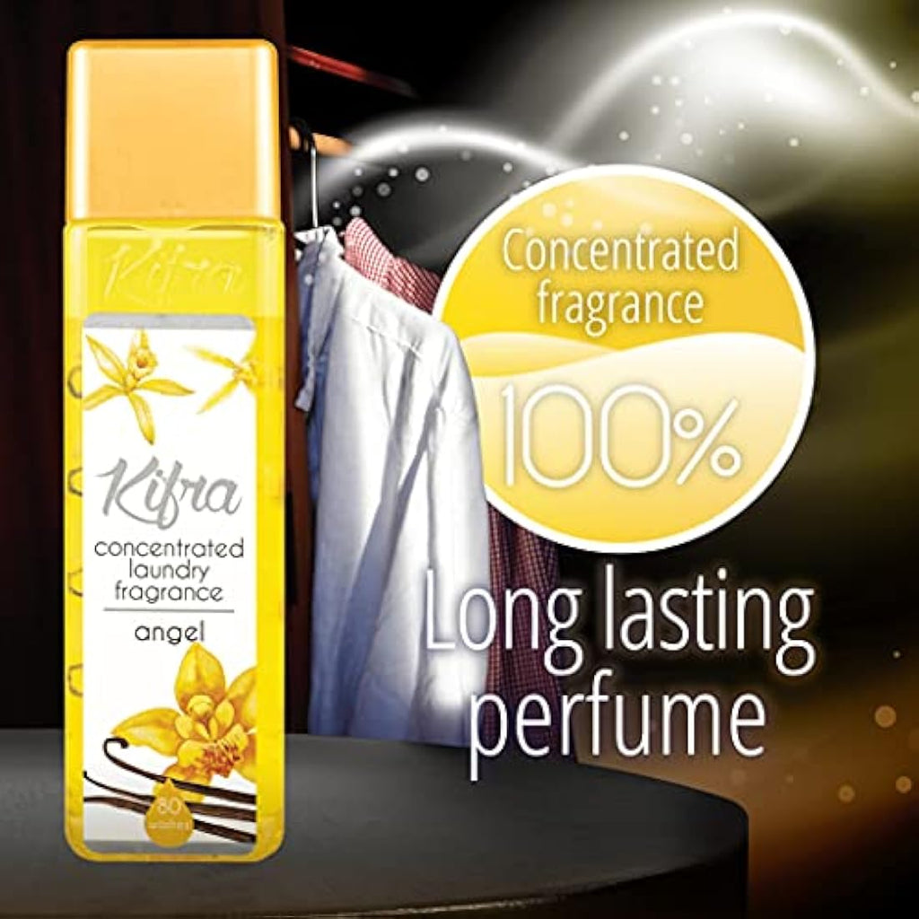 Kifra Angel Laundry Perfume – Concentrated Fragrance (200ml, 80 Loads)