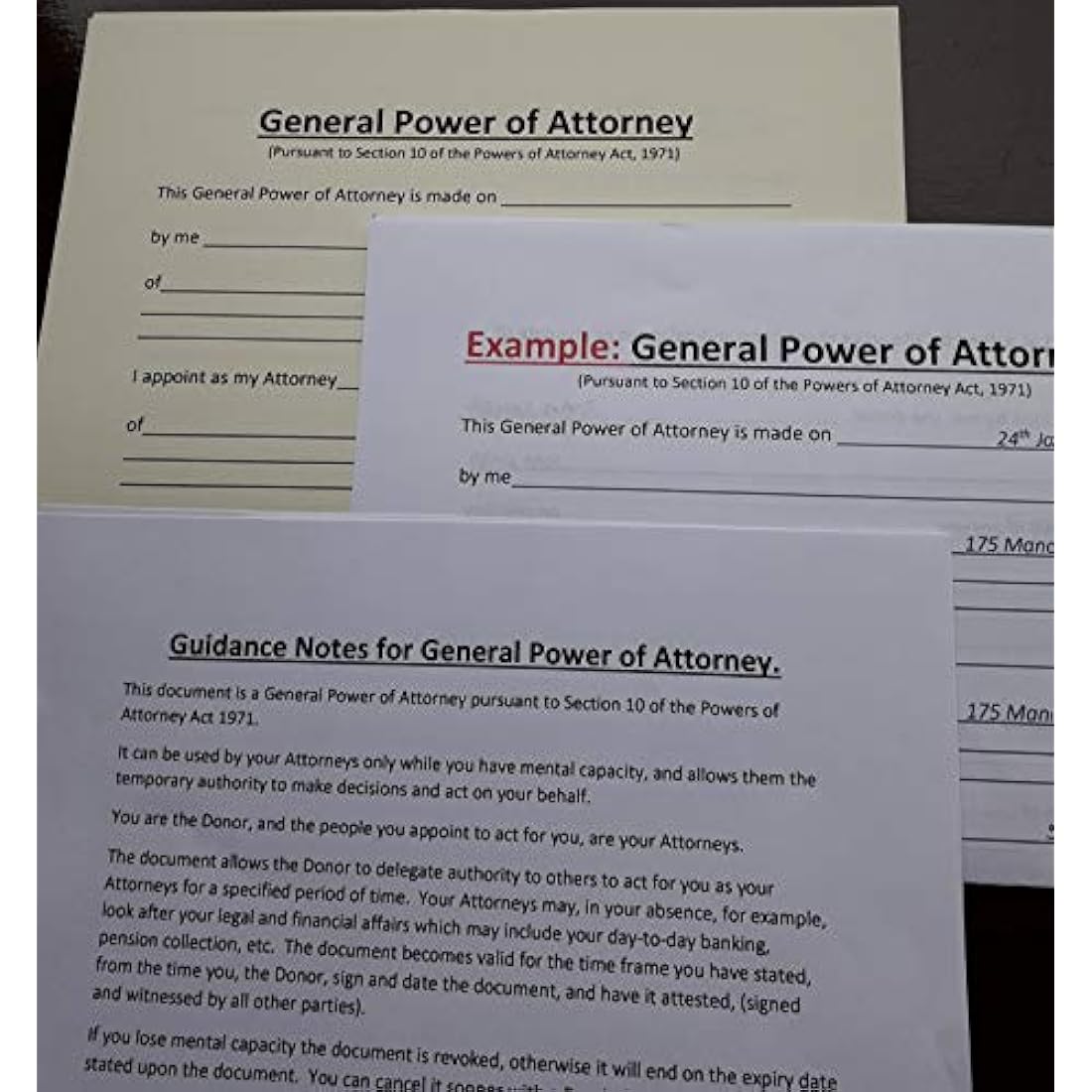 Power of Attorney Forms UK |  DIY Legal Document Kit