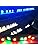 CNBRIGHTER 3W LED Underwater Pool Light | IP68 Waterproof Blue