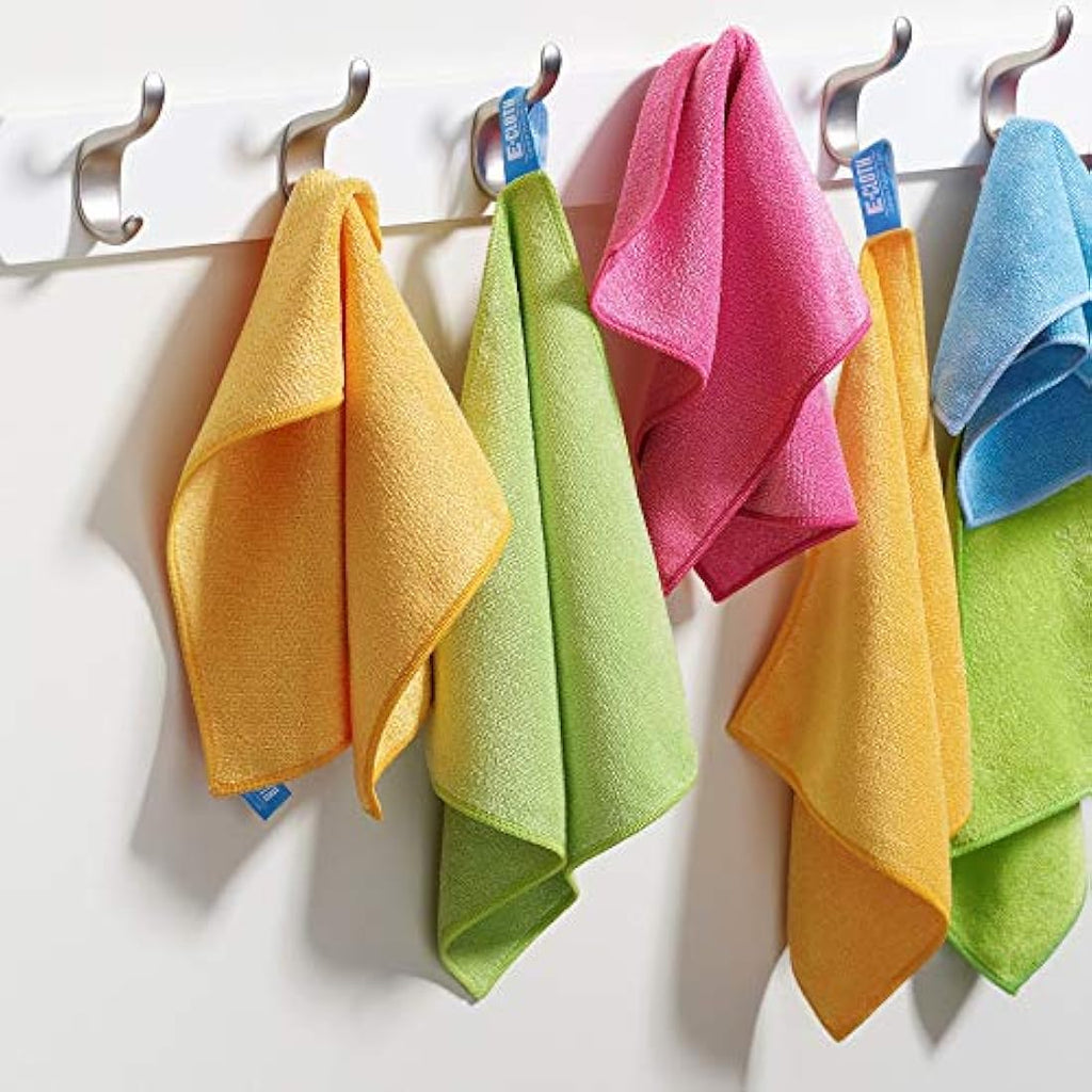 E-Cloth General Purpose Microfibre Cleaning Cloth, Green, 10 Pack