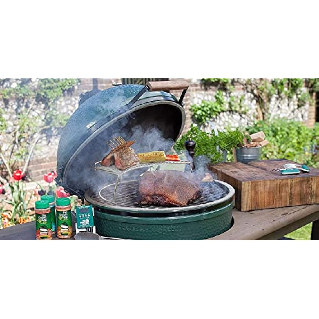 BBQ Warming Rack for Weber Kettle and Kamado Charcoal Grills