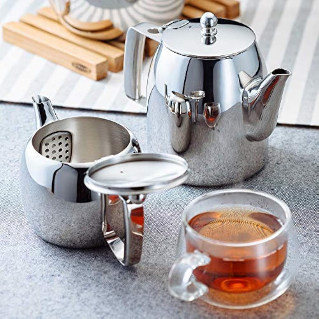 Stellar Continental Stainless Steel Teapot - 1.5L Modern Stovetop Kettle