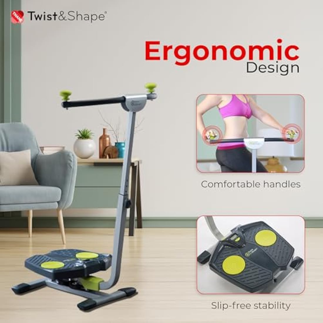 Twist and Shape Foldable Abs Trainer | Core Home Gym