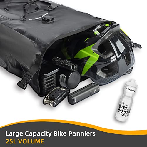 ROCKBROS Bike Pannier Bag | 25L-32L Waterproof Rear Rack Bicycle Bag