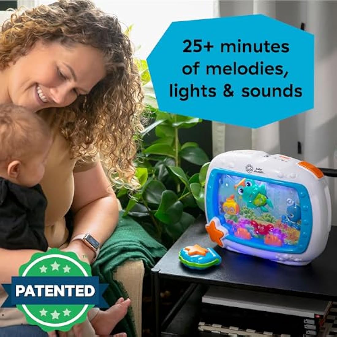 Baby Einstein Sea Dreams Soother - Crib Toy Sleep Aid with Remote Control