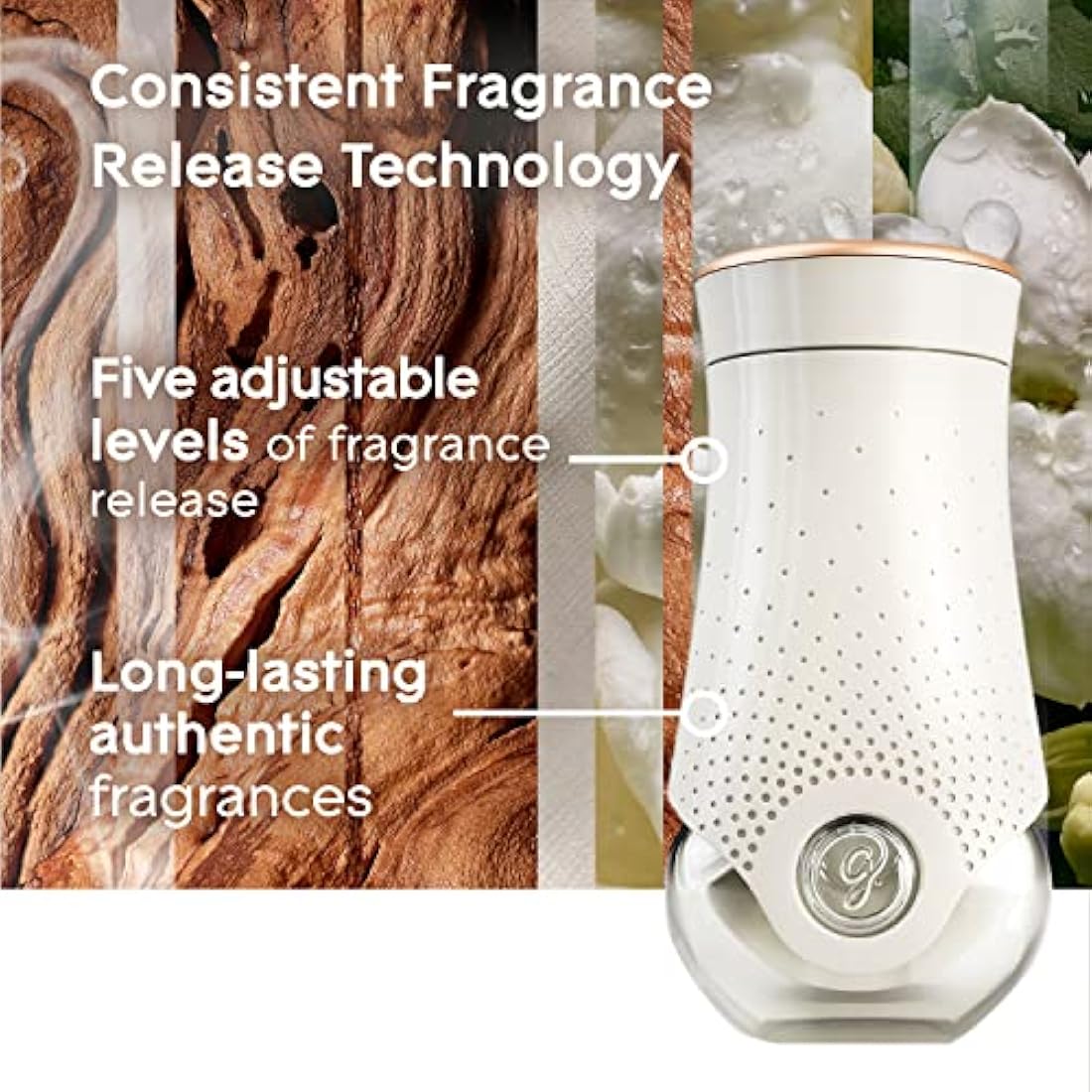 Glade Plug-In Air Freshener Refill | Sandalwood & Jasmine | 12-Pack